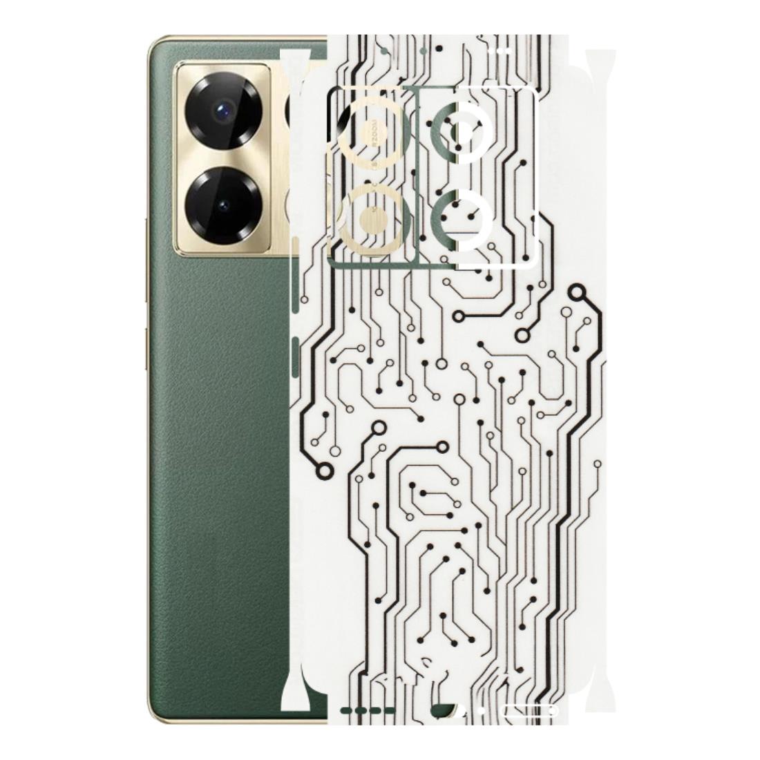 INFINIX Phone Skins (All Models) - Tech Circuits - Transparent Finish (T-03) Infinix Note 40 PRO PLUS