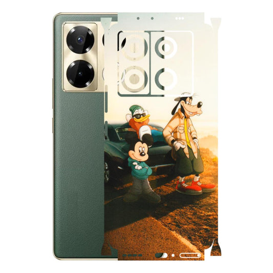 INFINIX Phone Skins (All Models) - Hello Mr. Goofy - Transparent Finish (T-13) Infinix Note 40 PRO PLUS