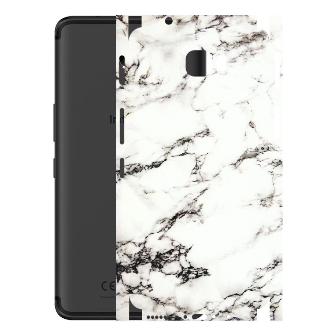 INFINIX Phone Skins (All Models) - Black and White Marble Texture - 3D Embossed Finish (L-124) Infinix Note 4 Pro