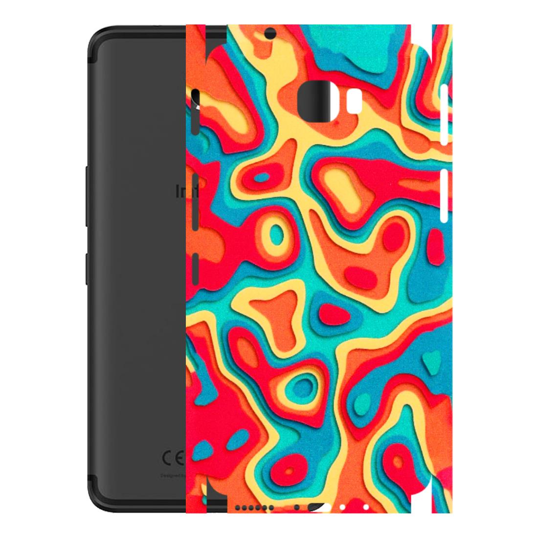 INFINIX Phone Skins (All Models) - Abstract Swirl - 3D Embossed Finish (L-150) Infinix Note 4 Pro
