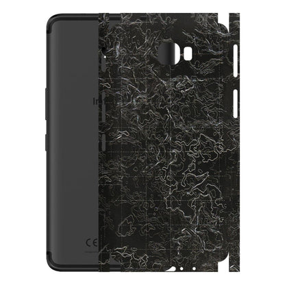 INFINIX Phone Skins (All Models) - Black map Texture - 3D Embossed Finish (L-201) Infinix Note 4 Pro