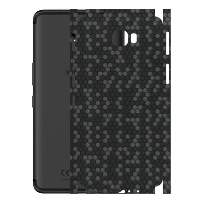 INFINIX Phone Skins (All Models) - Black Grey Honeycomb Sober - 3D Embossed Finish (L-85) Infinix Note 4 Pro
