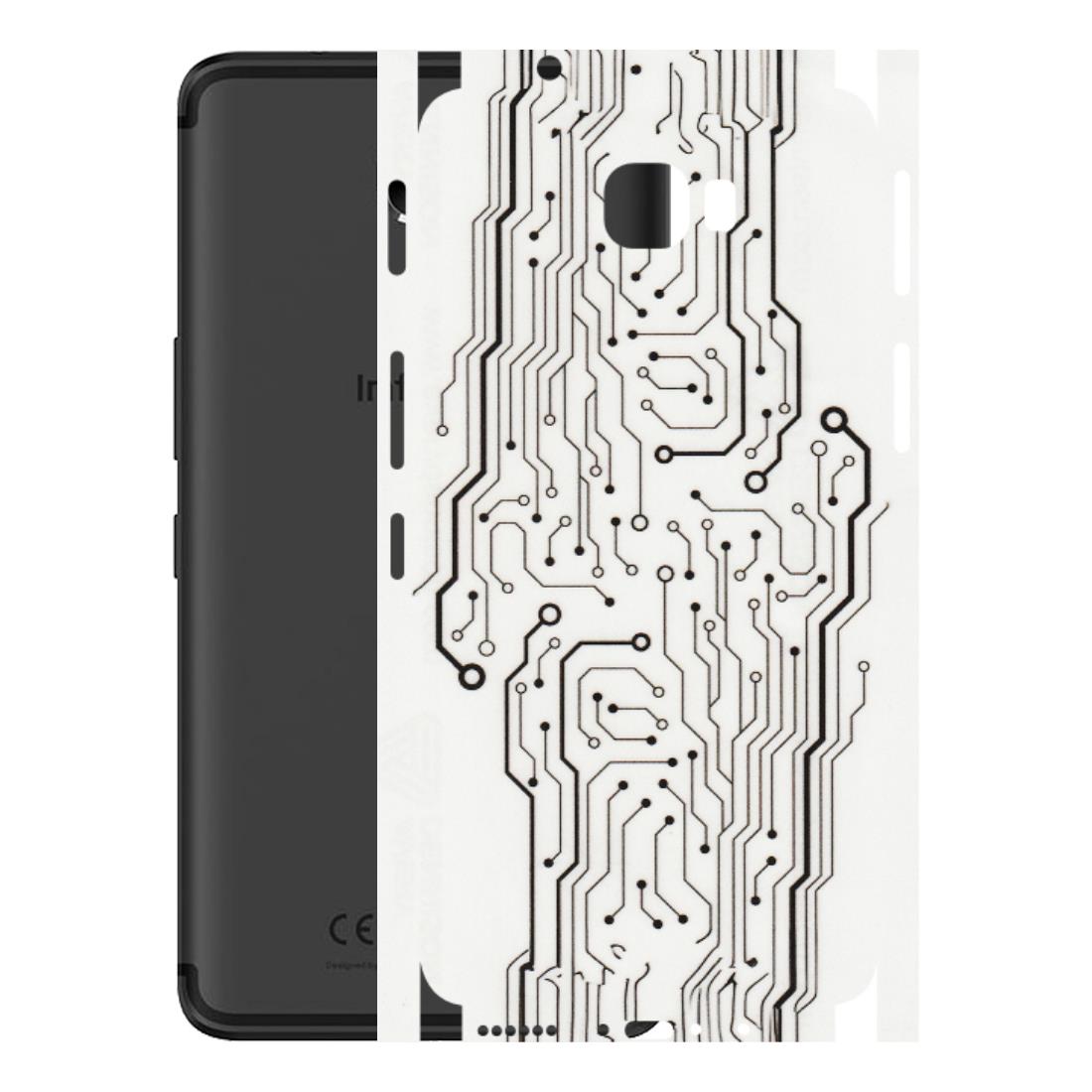 INFINIX Phone Skins (All Models) - Tech Circuits - Transparent Finish (T-03) Infinix Note 4 Pro