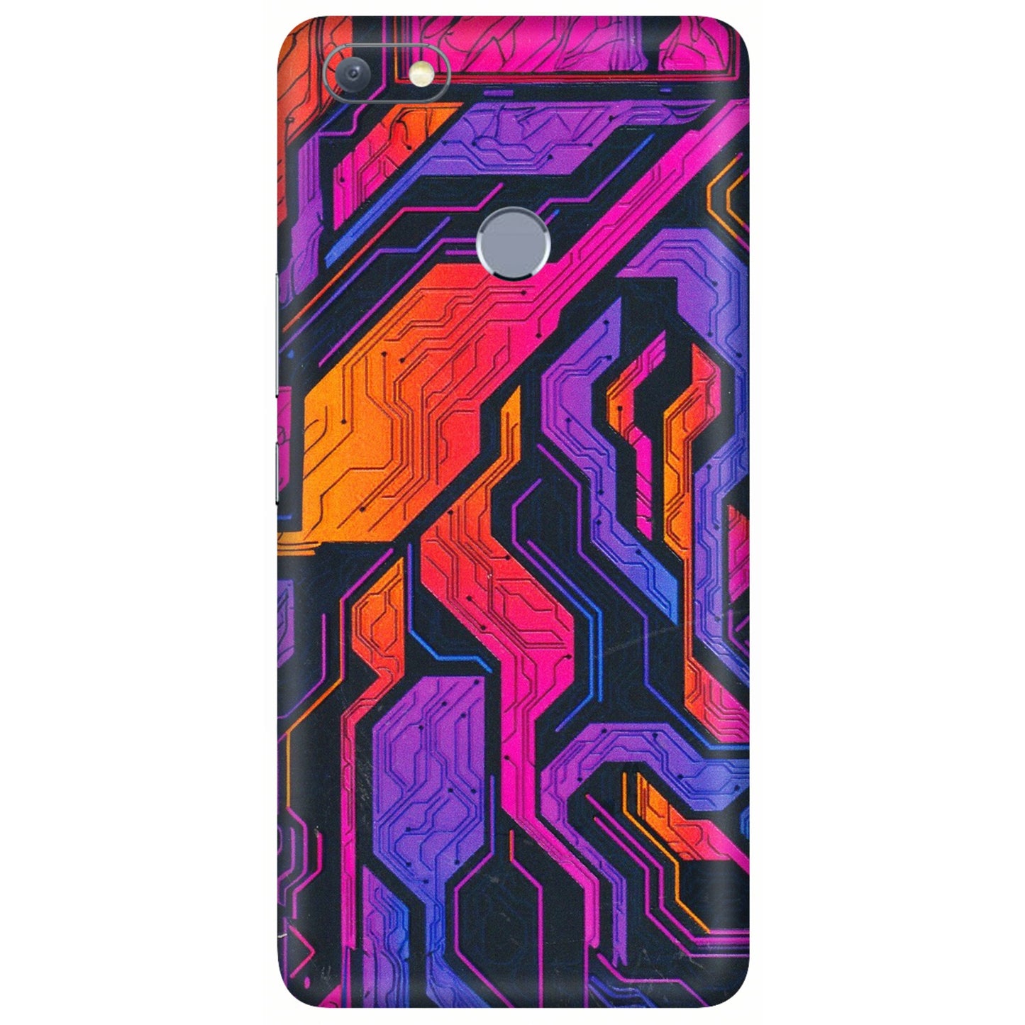 INFINIX Phone Skins (All Models) - Tech Circuits Futuristic - 3D Embossed Finish (L-07) Infinix Note 5