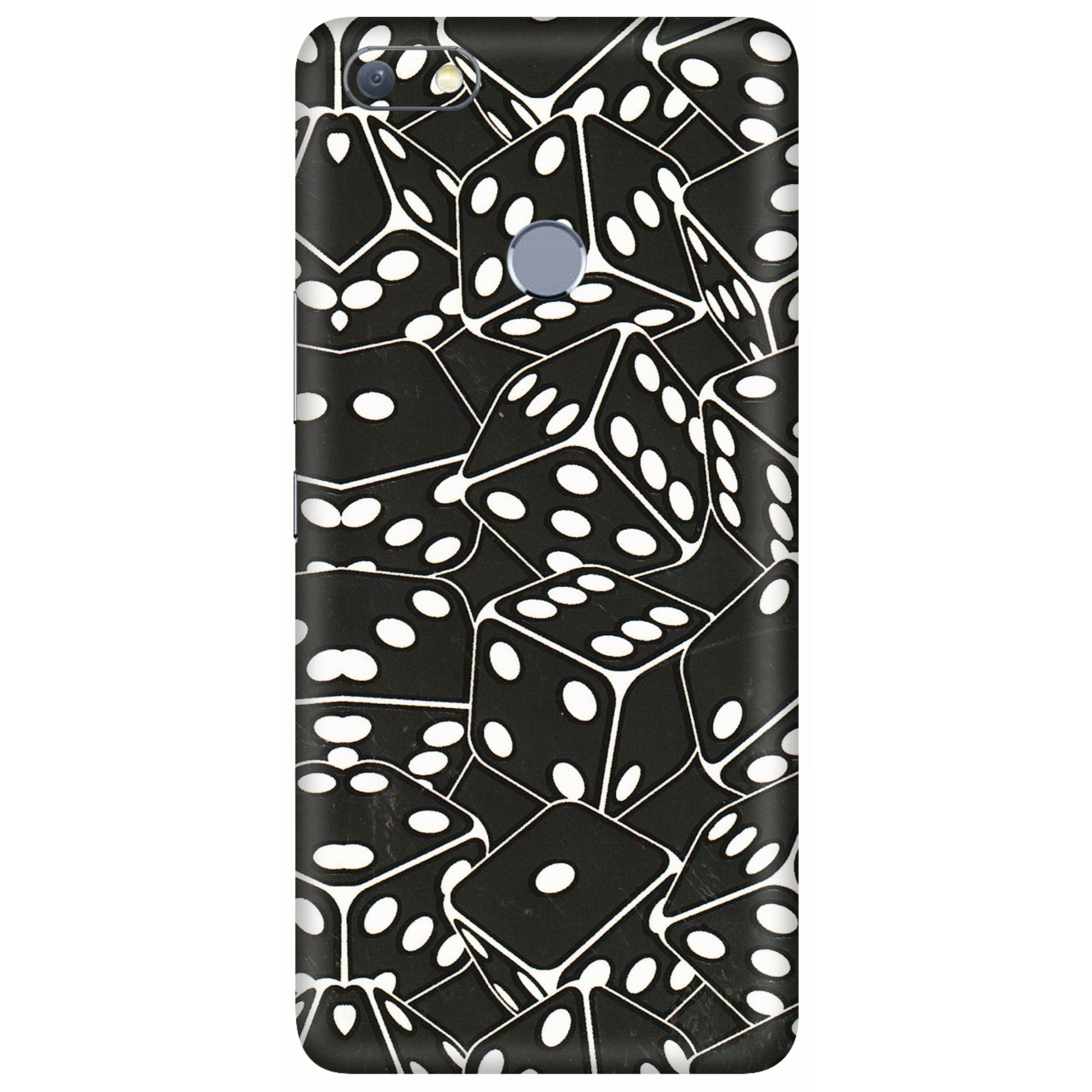 INFINIX Phone Skins (All Models) - Big Black Dices - 3D Embossed Finish (L-106) Infinix Note 5