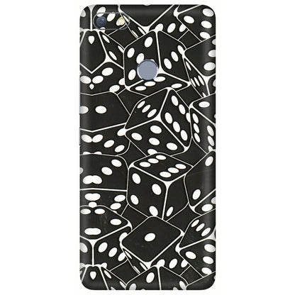 INFINIX Phone Skins (All Models) - Big Black Dices - 3D Embossed Finish (L-106) Infinix Note 5