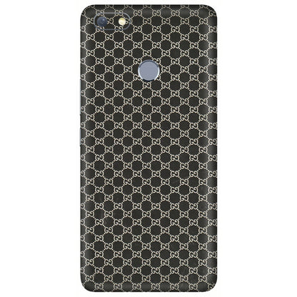 INFINIX Phone Skins (All Models) - Black G Print - 3D Embossed Finish (L-109) Infinix Note 5