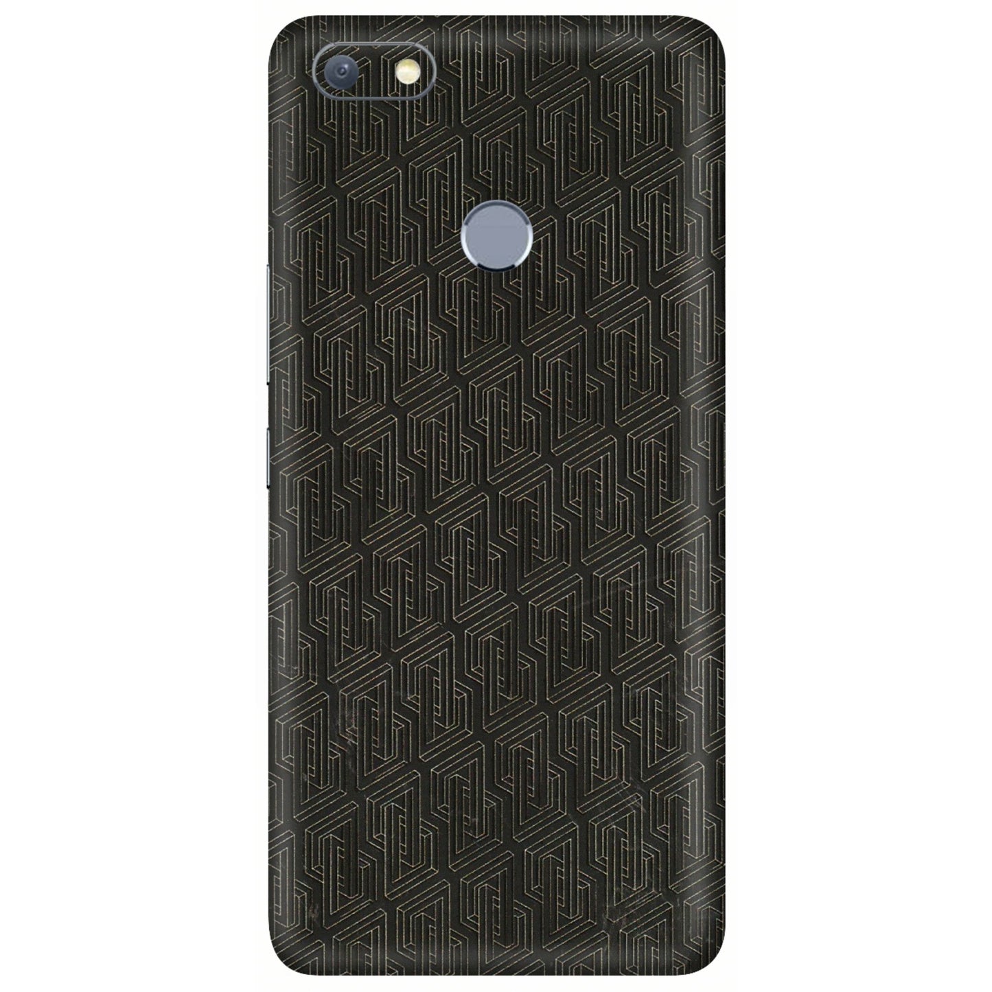 INFINIX Phone Skins (All Models) - Black Abstract Pattern - 3D Embossed Finish (L-117) Infinix Note 5