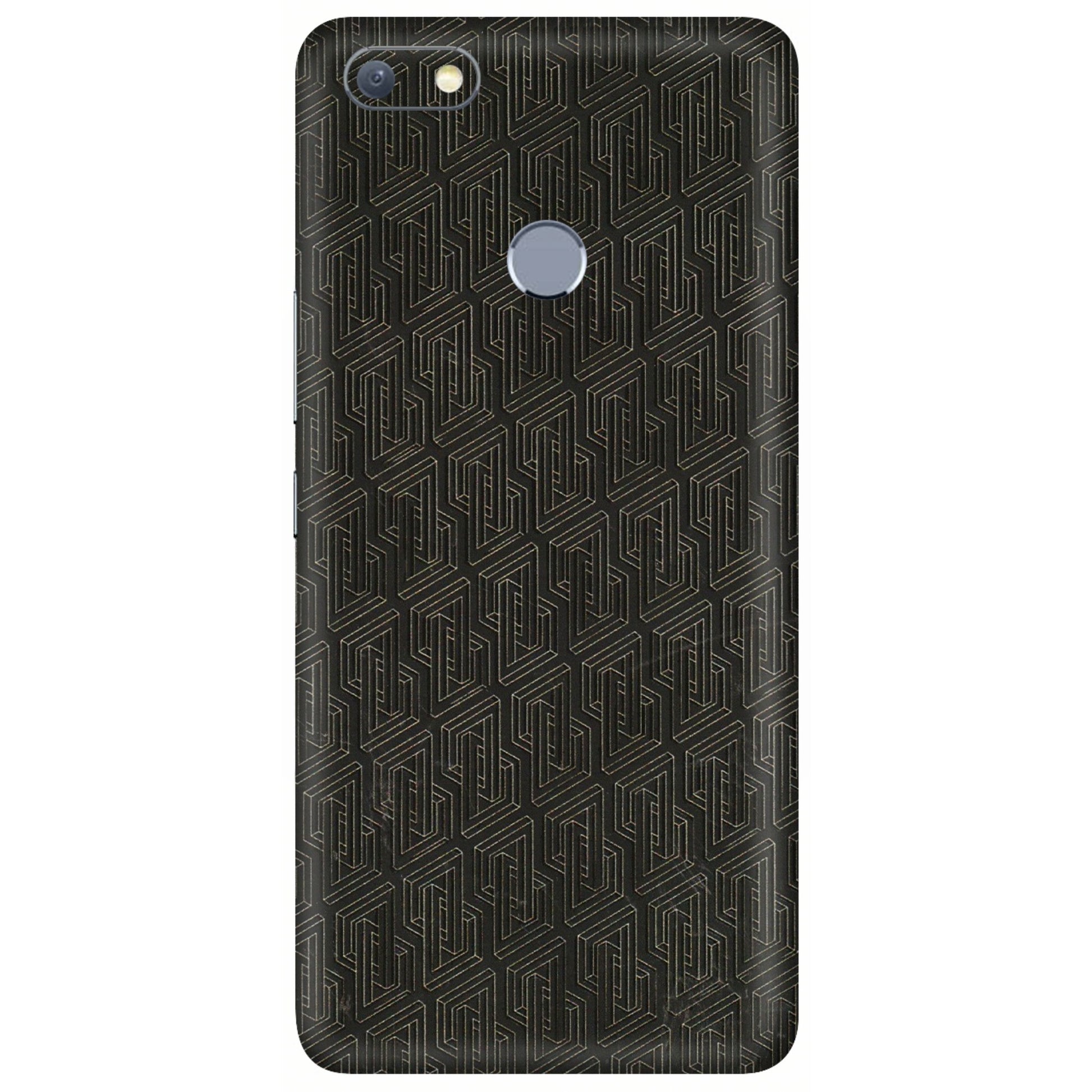 INFINIX Phone Skins (All Models) - Black Abstract Pattern - 3D Embossed Finish (L-117) Infinix Note 5