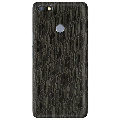 INFINIX Phone Skins (All Models) - Black Abstract Pattern - 3D Embossed Finish (L-117) Infinix Note 5