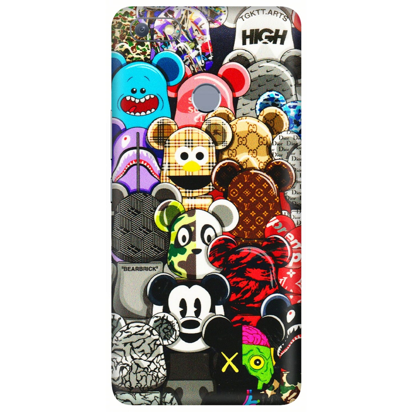 INFINIX Phone Skins (All Models) - More Mickey Mouses - 3D Embossed Finish (L-118) Infinix Note 5
