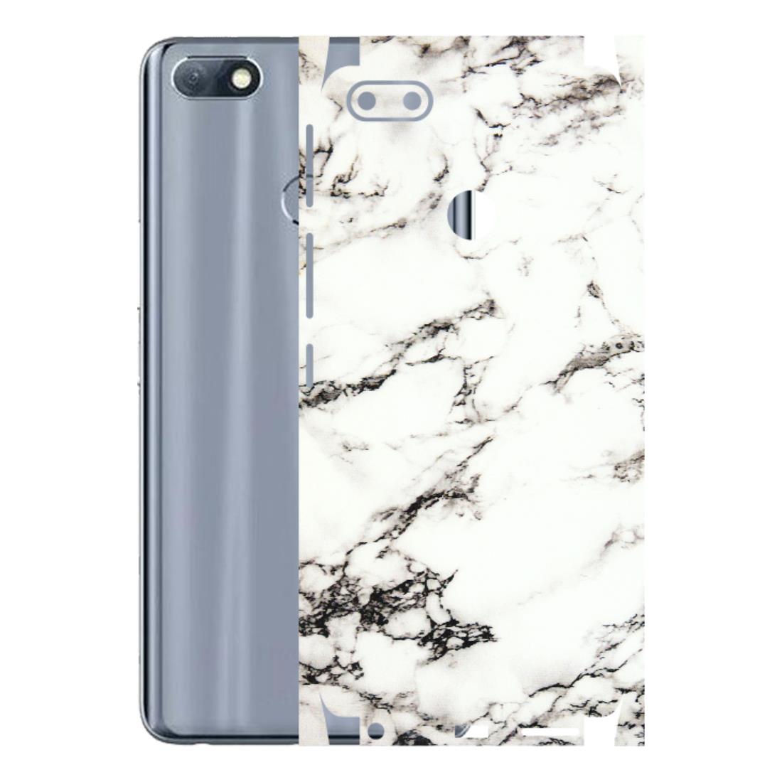 INFINIX Phone Skins (All Models) - Black and White Marble Texture - 3D Embossed Finish (L-124) Infinix Note 5