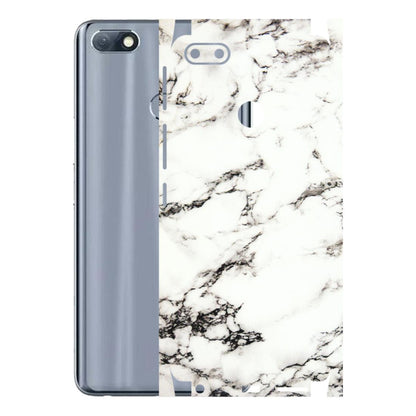 INFINIX Phone Skins (All Models) - Black and White Marble Texture - 3D Embossed Finish (L-124) Infinix Note 5