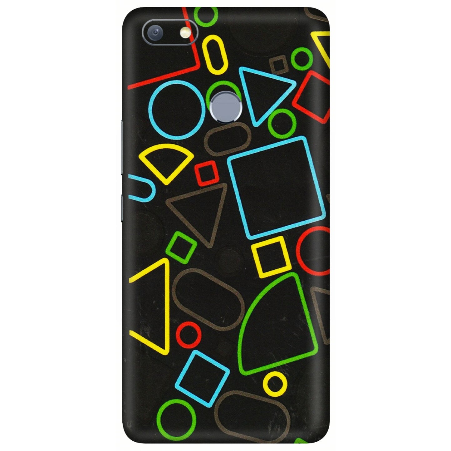 INFINIX Phone Skins (All Models) - Black Shapes - 3D Embossed Finish (L-131) Infinix Note 5