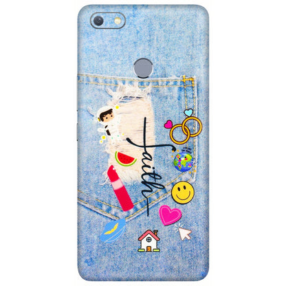 INFINIX Phone Skins (All Models) - Denim Jeans Pocket - 3D Embossed Finish (L-134) Infinix Note 5