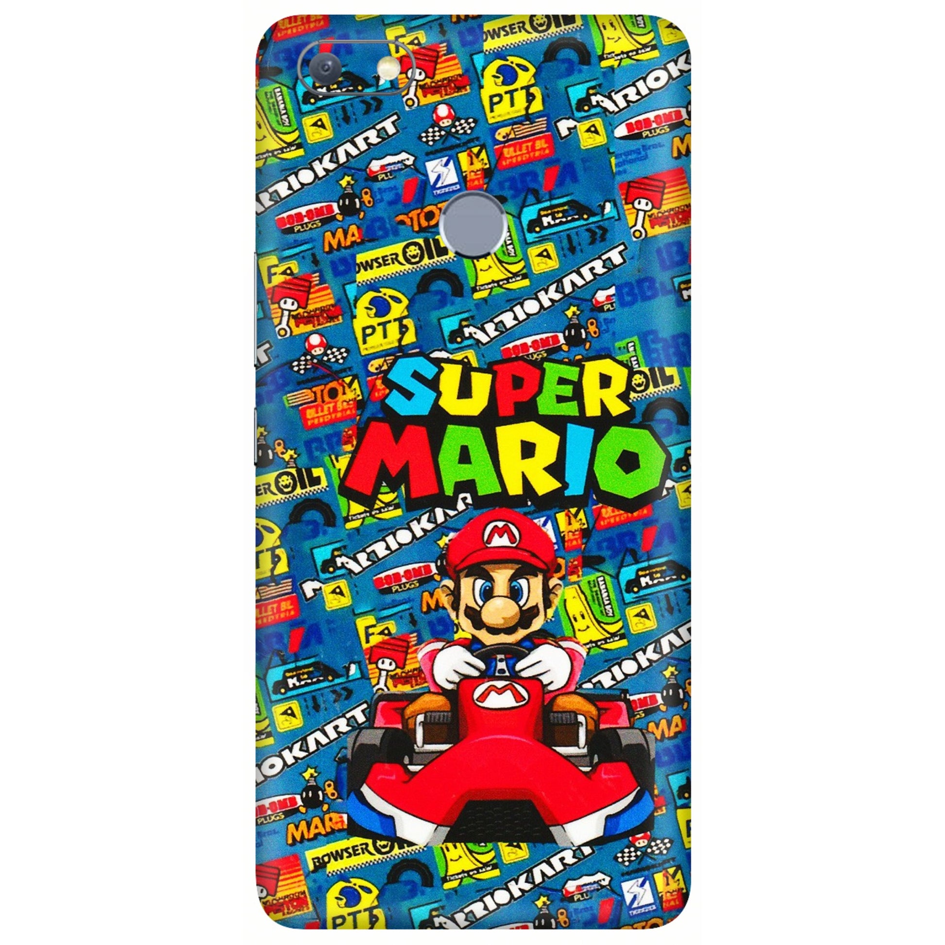 INFINIX Phone Skins (All Models) - Super Mario Kart - 3D Embossed Finish (L-140) Infinix Note 5