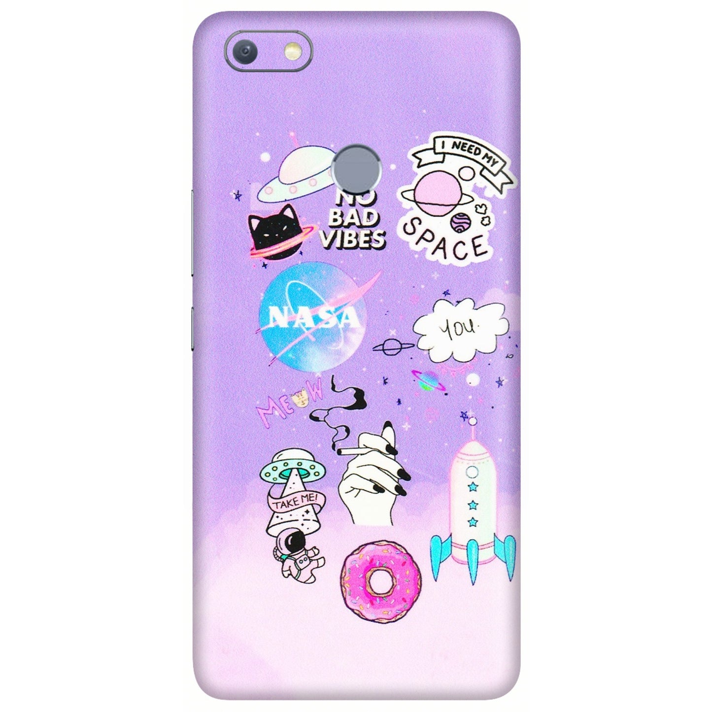 INFINIX Phone Skins (All Models) - I Need My Nasa Skin - 3D Embossed Finish (L-149) Infinix Note 5