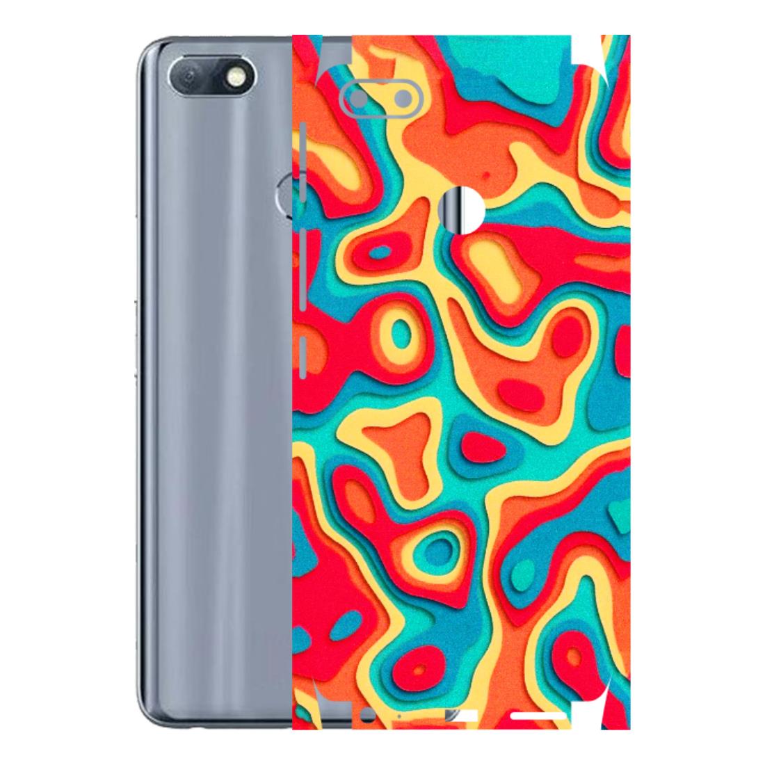 INFINIX Phone Skins (All Models) - Abstract Swirl - 3D Embossed Finish (L-150) Infinix Note 5