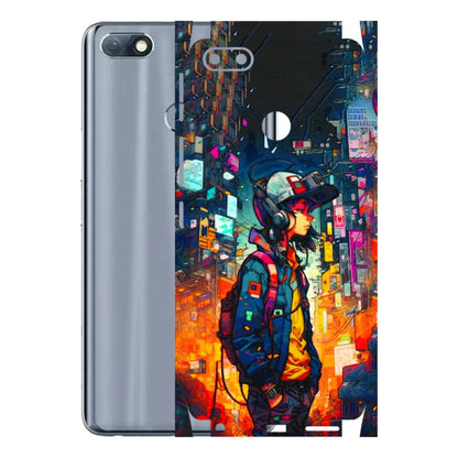 INFINIX Phone Skins (All Models) - Street Anime Guy - 3D Embossed Finish (L-158) Infinix Note 5