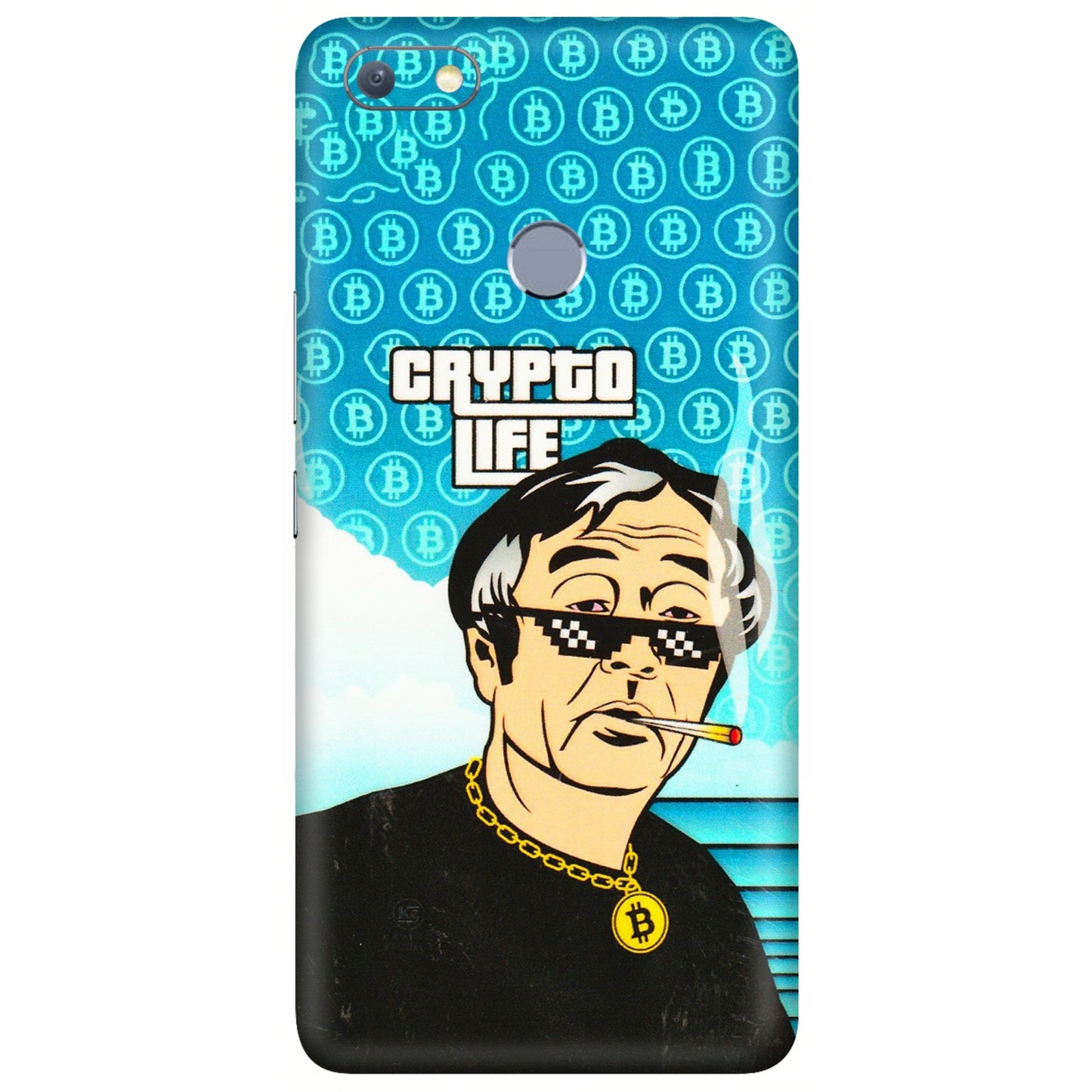 INFINIX Phone Skins (All Models) - Crypto Thug Life - 3D Embossed Finish (L-179) Infinix Note 5
