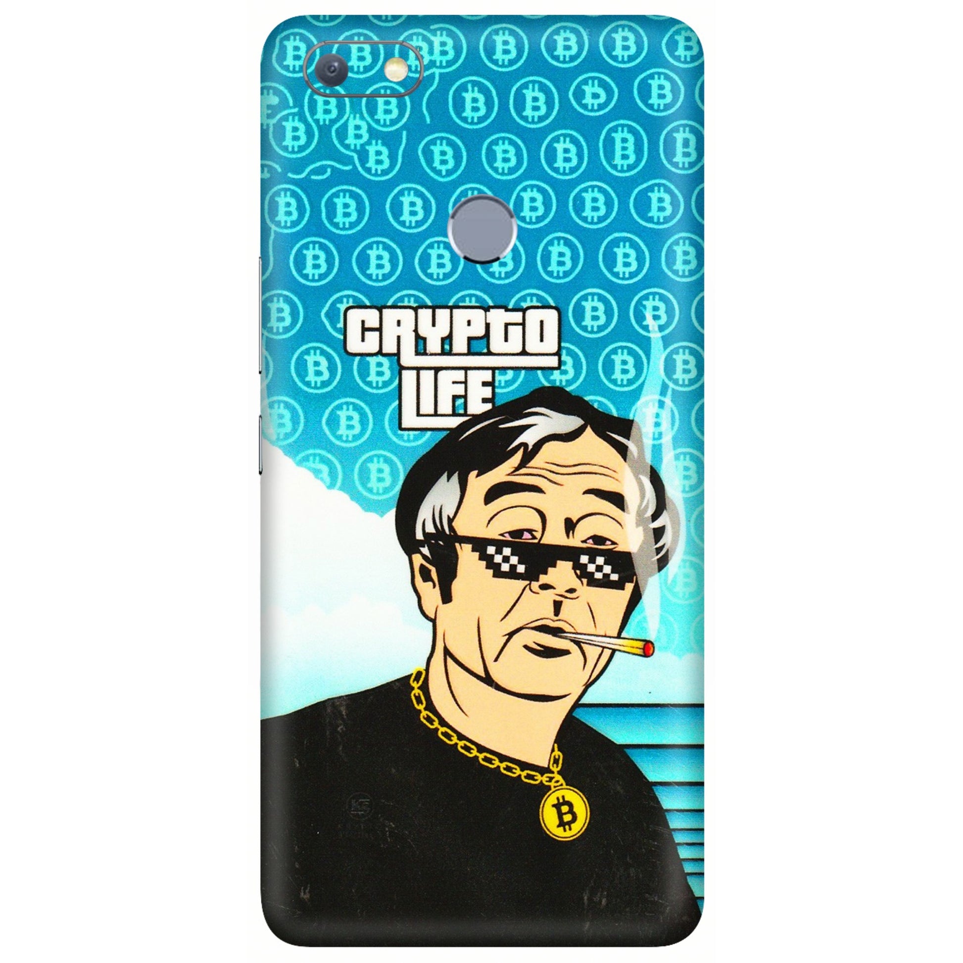 INFINIX Phone Skins (All Models) - Crypto Thug Life - 3D Embossed Finish (L-179) Infinix Note 5