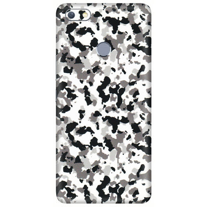 INFINIX Phone Skins (All Models) - White Black Camouflage - 3D Embossed Finish (L-18) Infinix Note 5