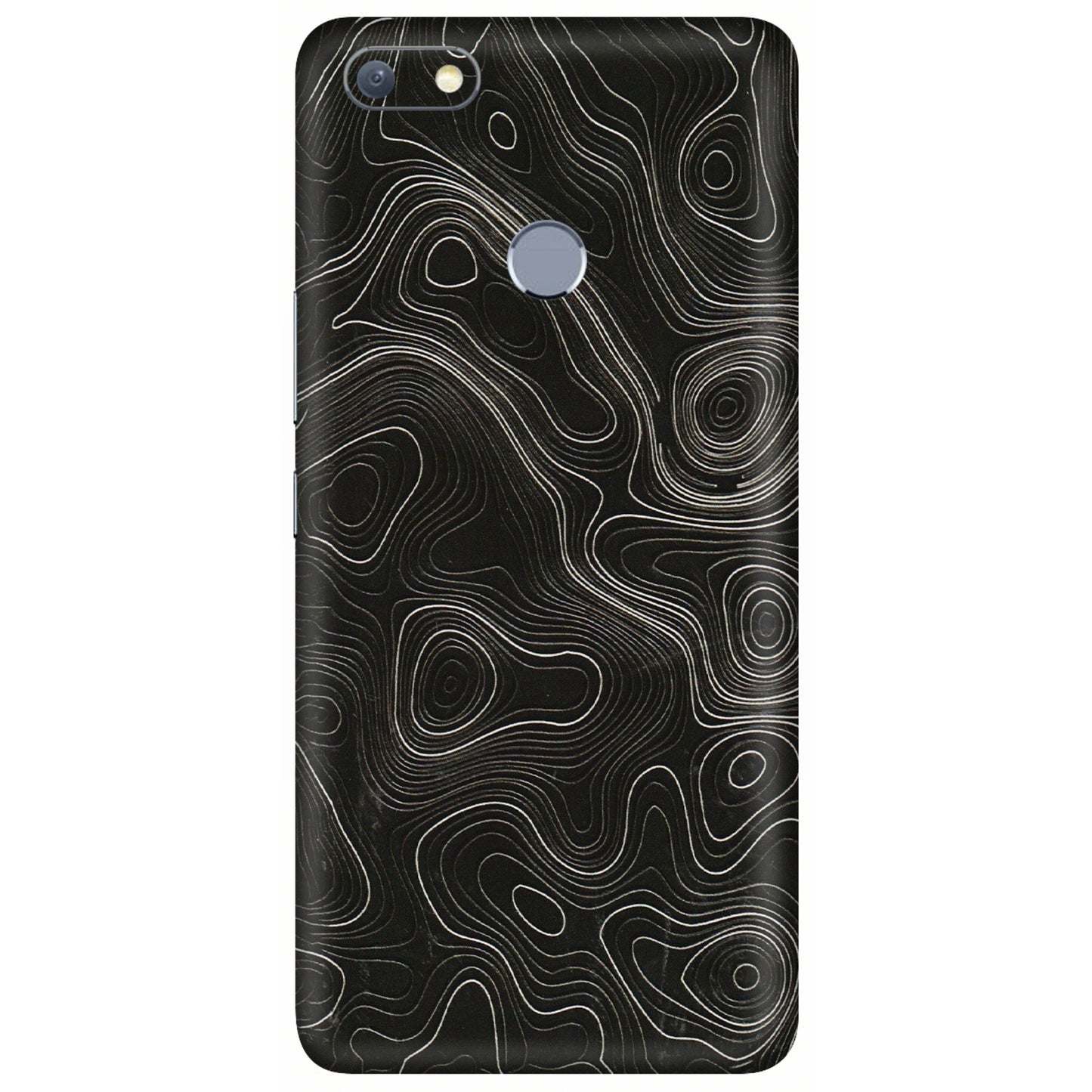 INFINIX Phone Skins (All Models) - Black Swirl - 3D Embossed Finish (L-196) Infinix Note 5
