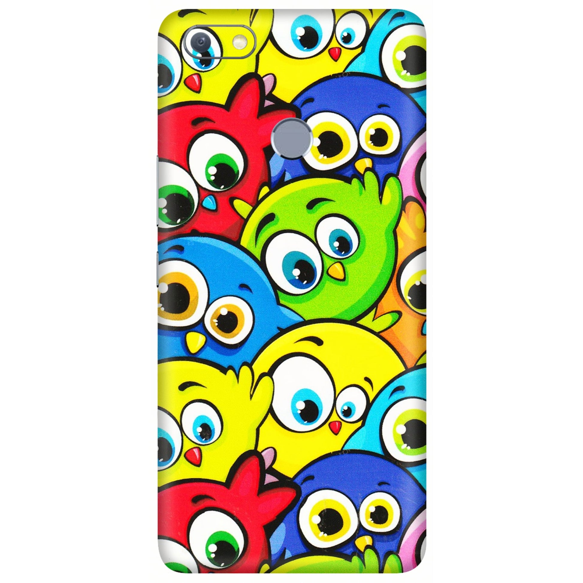 INFINIX Phone Skins (All Models) - Cute Fluffy Birds - 3D Embossed Finish (L-213) Infinix Note 5