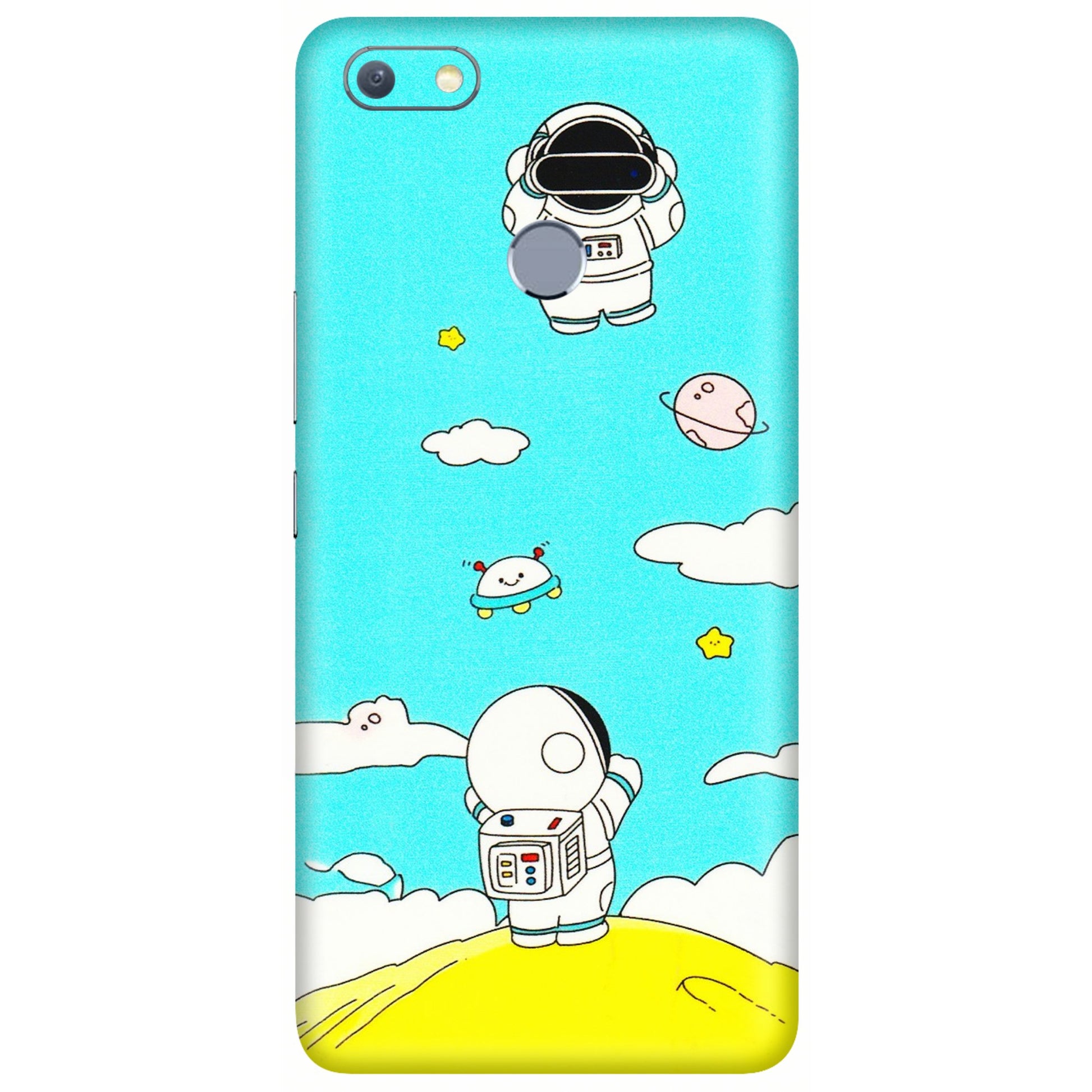 INFINIX Phone Skins (All Models) - Blue Skies Astro Float - 3D Embossed Finish (L-230) Infinix Note 5