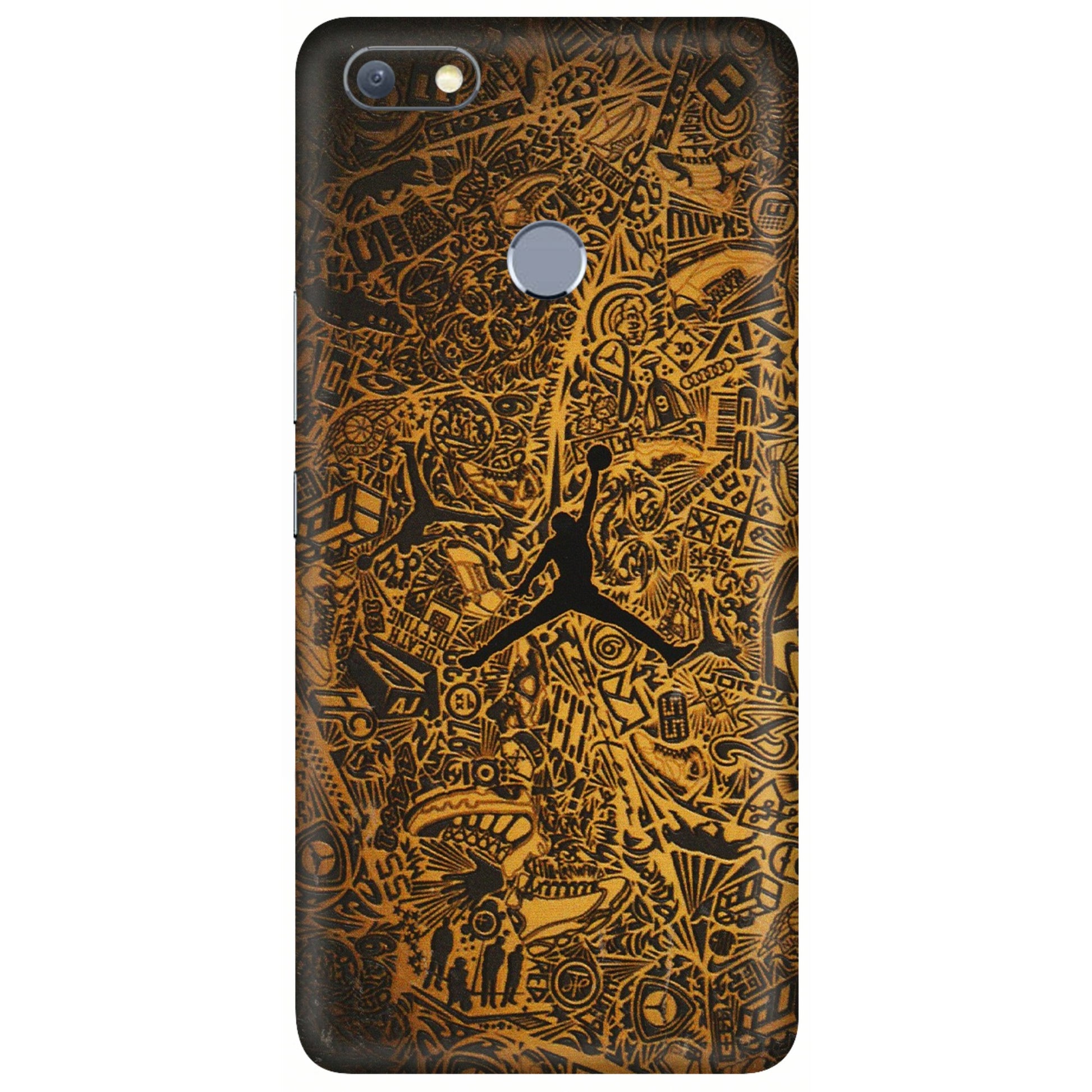 INFINIX Phone Skins (All Models) - Premium Gold Basketball Player - 3D Embossed Finish (L-236) Infinix Note 5