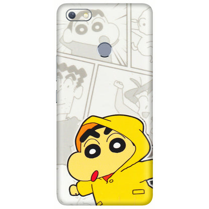 INFINIX Phone Skins (All Models) - Yellow Shinchan Comic - 3D Embossed Finish (L-246) Infinix Note 5