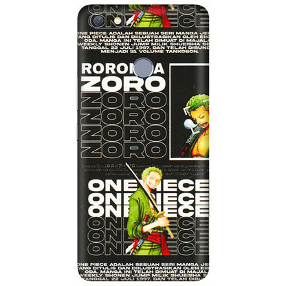 INFINIX Phone Skins (All Models) - One Piece Zoro - 3D Embossed Finish (L-250) Infinix Note 5