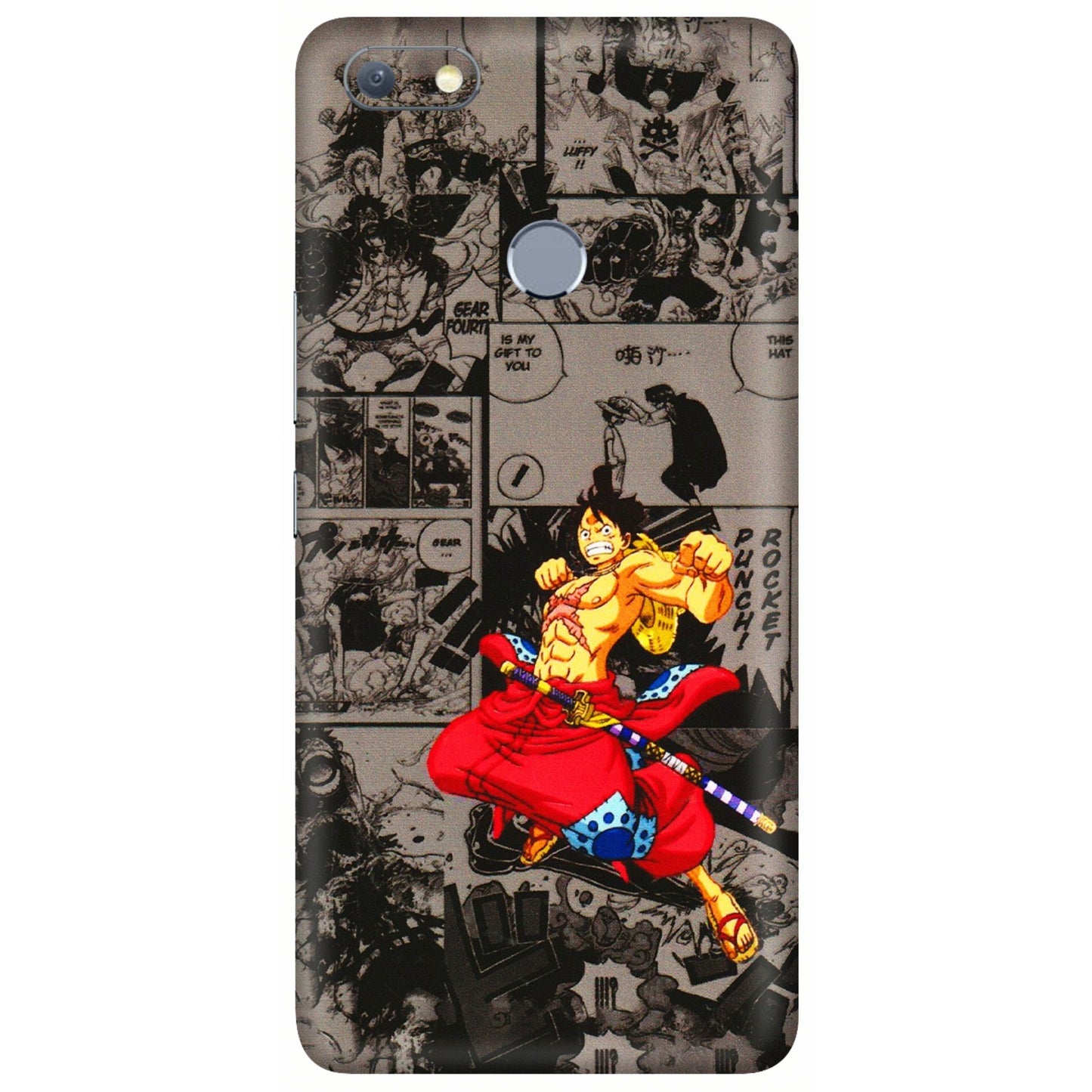 INFINIX Phone Skins (All Models) - One Piece Rocket Punch Manga - 3D Embossed Finish (L-25) Infinix Note 5