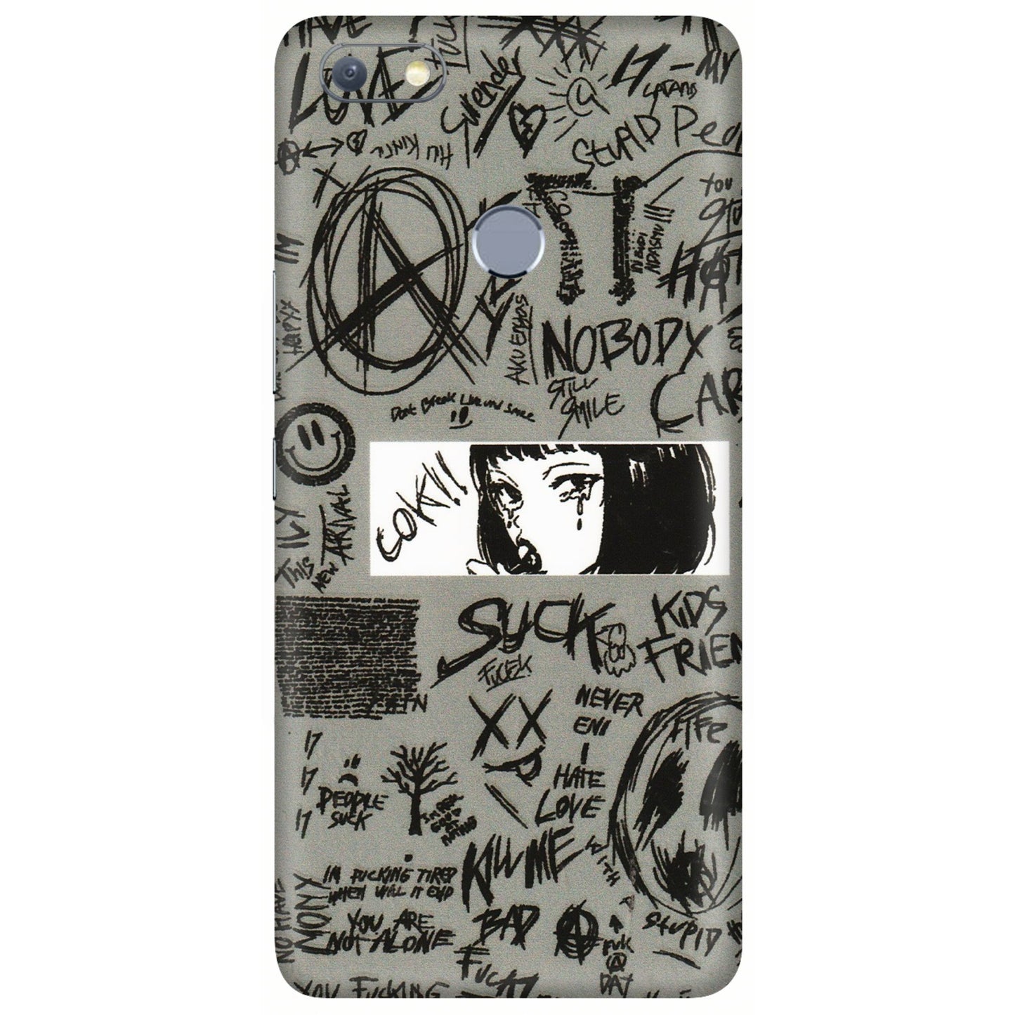 INFINIX Phone Skins (All Models) - Never Have Love Anime - 3D Embossed Finish (L-260) Infinix Note 5