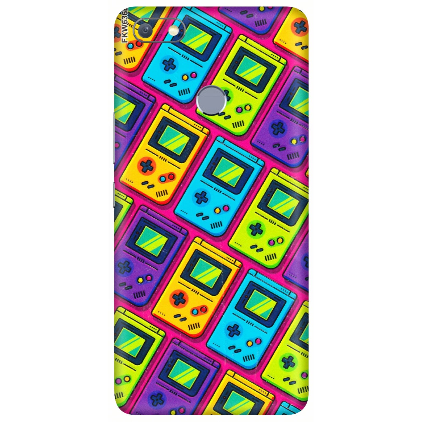 INFINIX Phone Skins (All Models) - Gameboy Colourful - 3D Embossed Finish (L-266) Infinix Note 5
