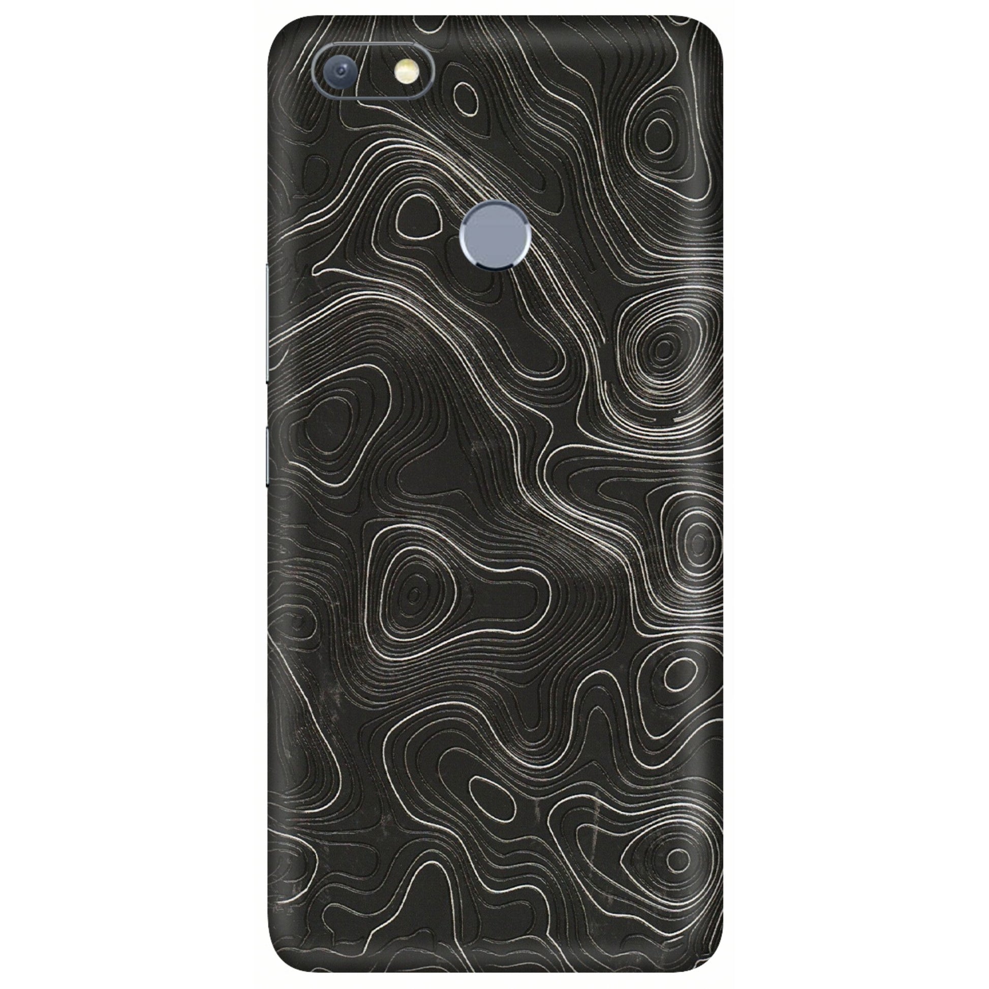 INFINIX Phone Skins (All Models) - Abstract White Line Map - 3D Embossed Finish (L-269) Infinix Note 5