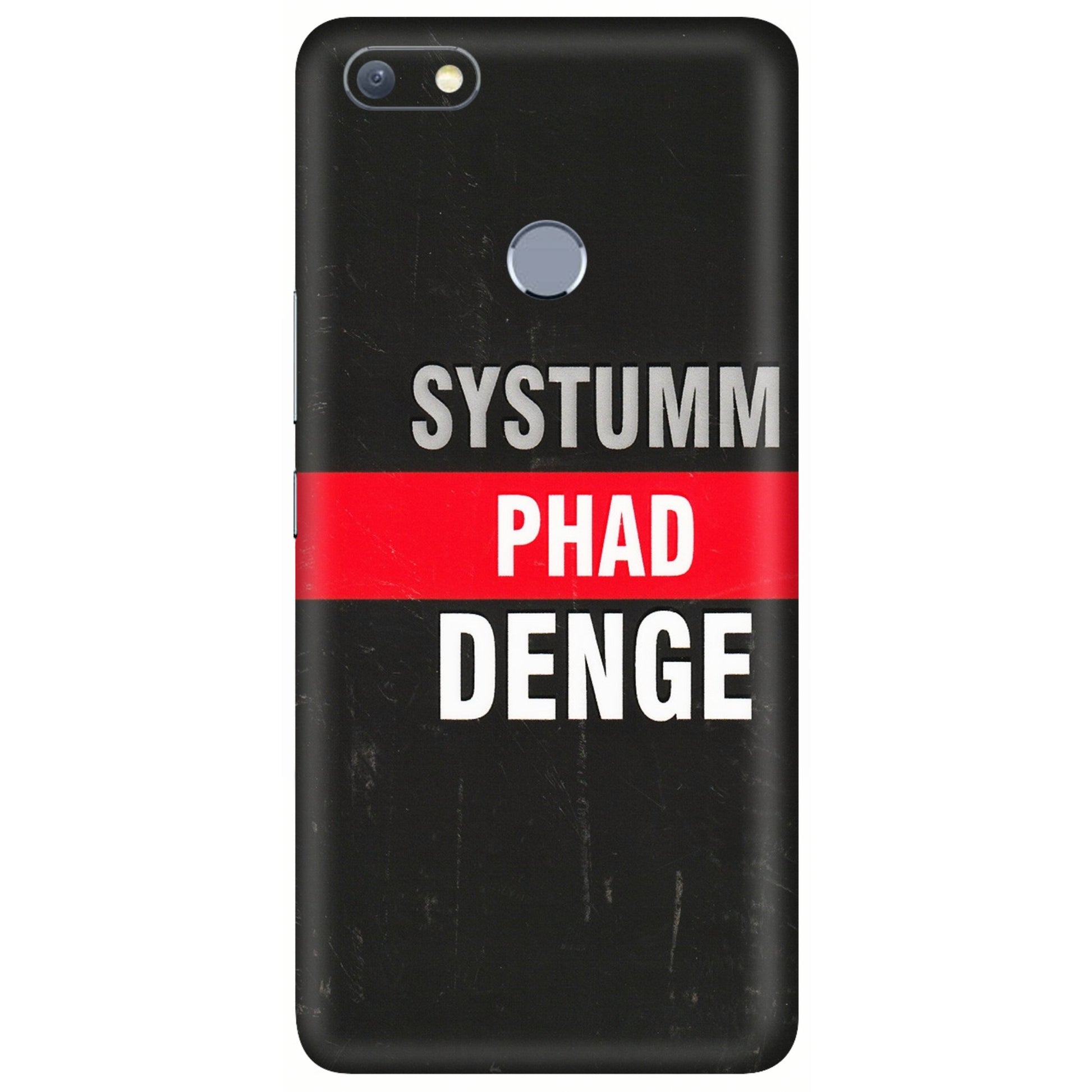 INFINIX Phone Skins (All Models) - Systumm Phad Denge - 3D Embossed Finish (L-278) Infinix Note 5