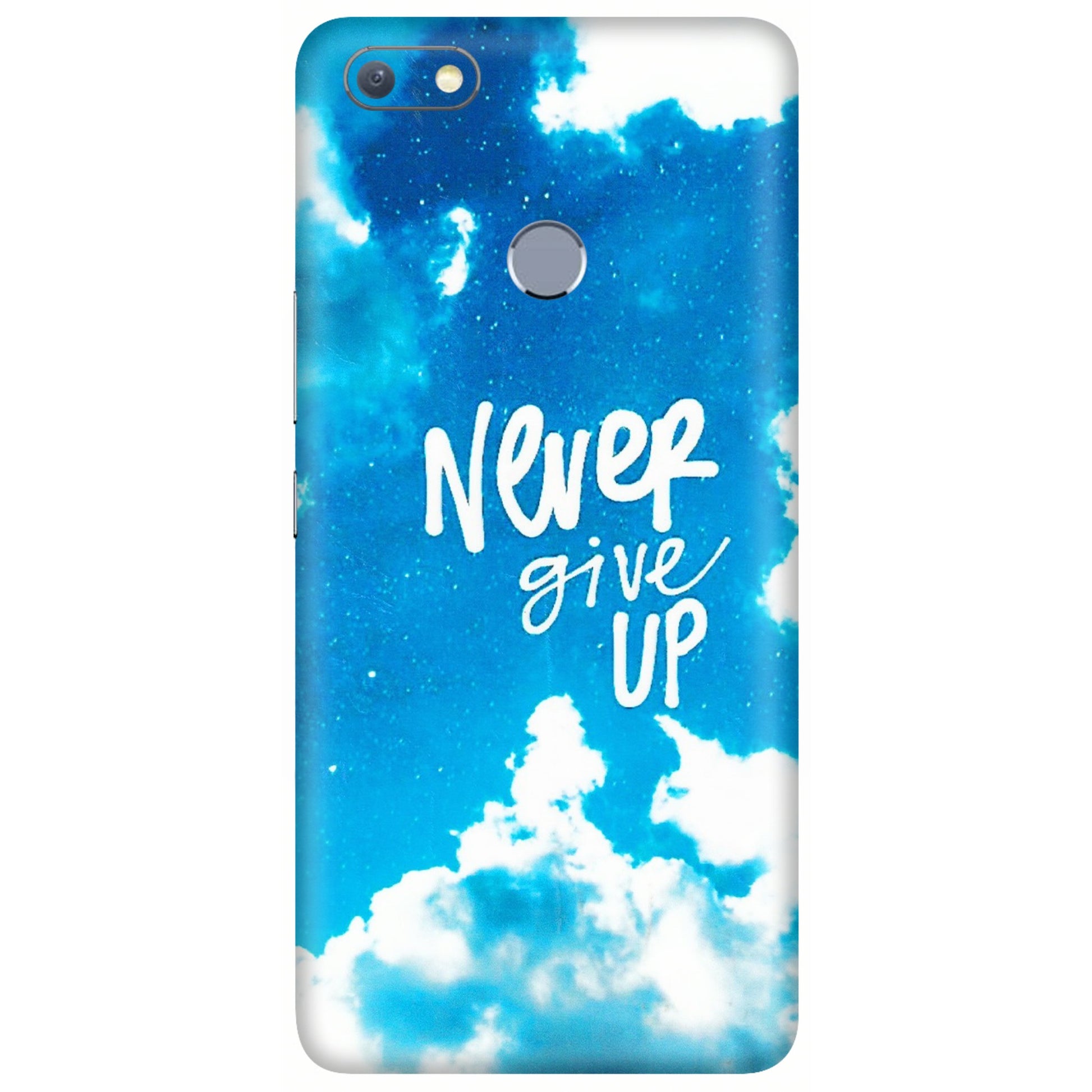 INFINIX Phone Skins (All Models) - Never Give Up - 3D Embossed Finish (L-279) Infinix Note 5