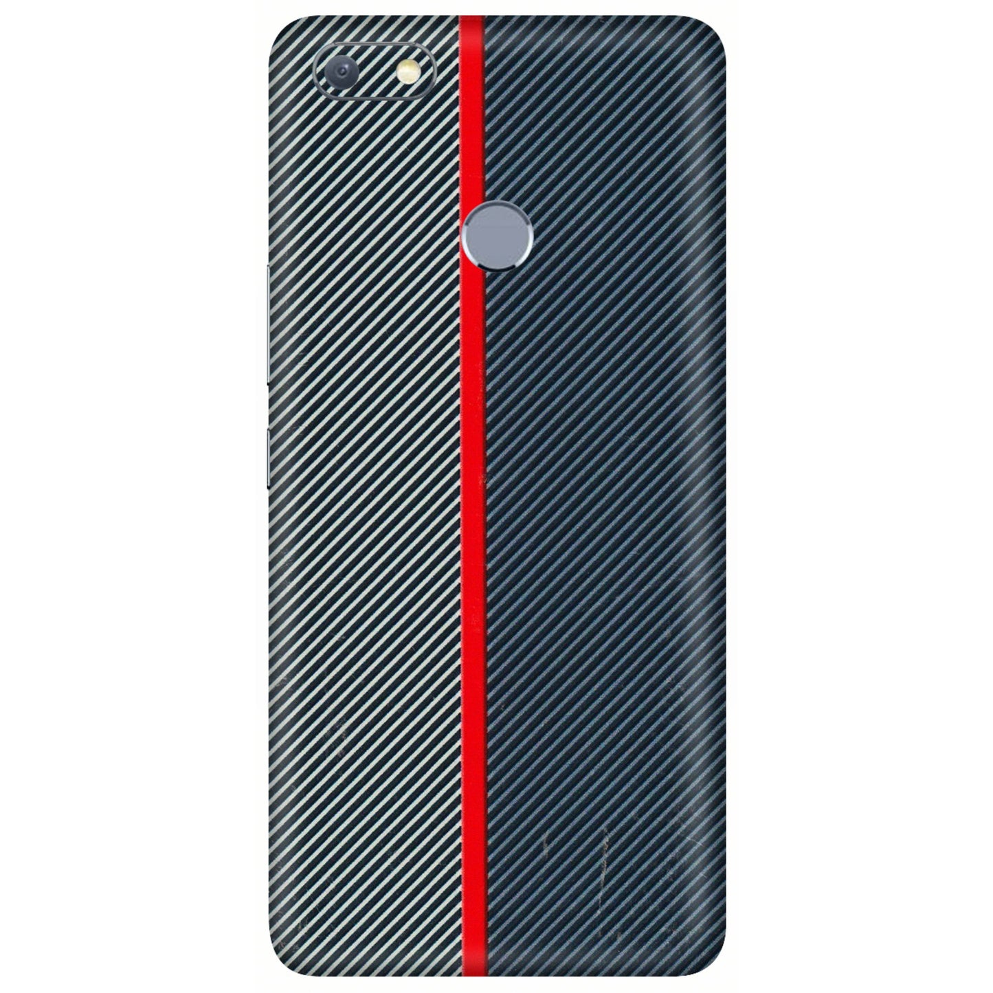 INFINIX Phone Skins (All Models) - Blue Sober Lines - 3D Embossed Finish (L-305) Infinix Note 5