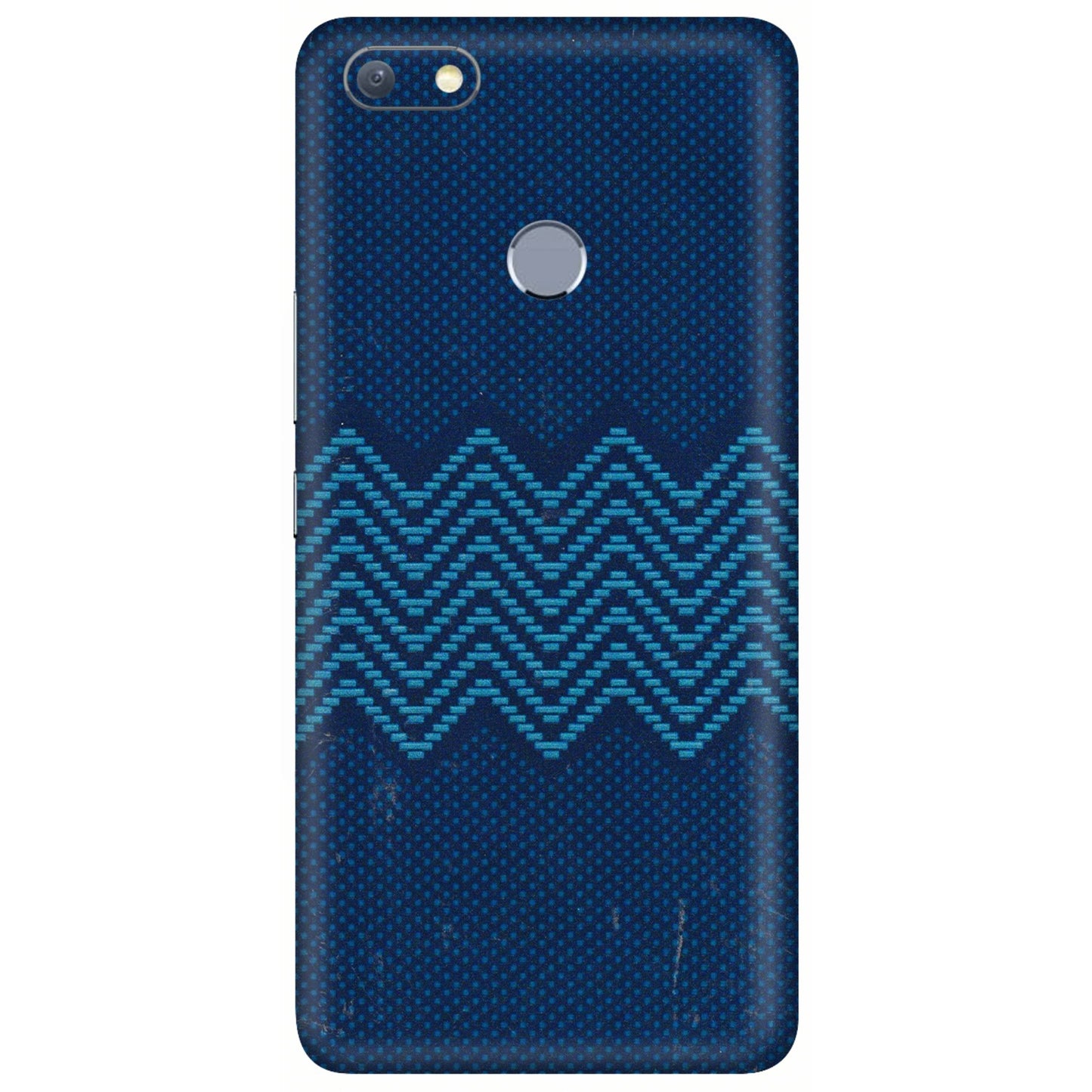 INFINIX Phone Skins (All Models) - Blue Sober Waves - 3D Embossed Finish (L-306) Infinix Note 5