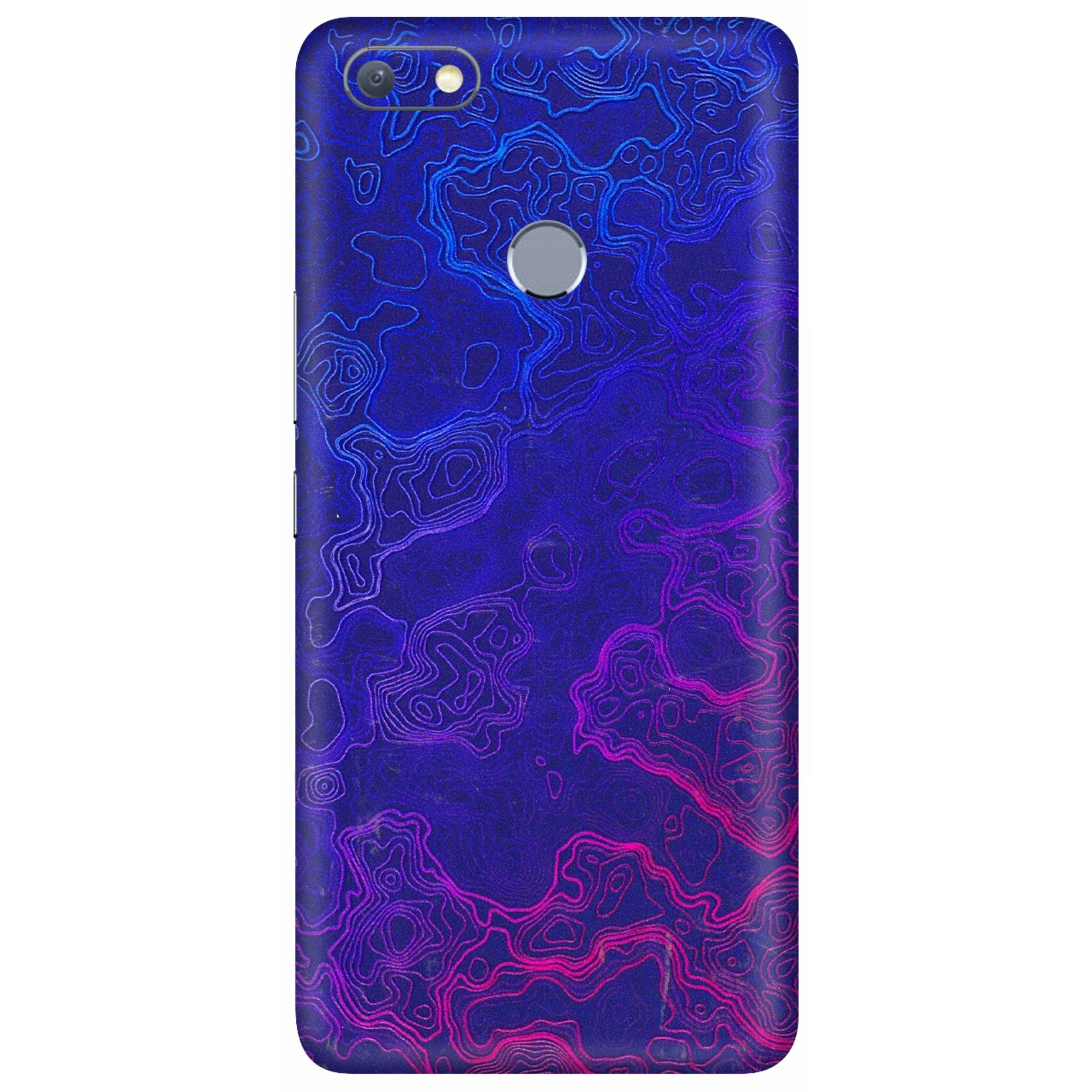 INFINIX Phone Skins (All Models) - Purple Ripples Swirl - 3D Embossed Finish (L-314) Infinix Note 5
