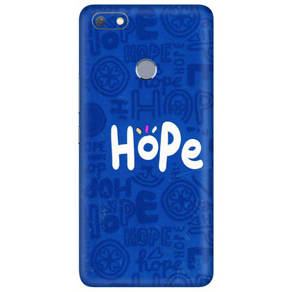 INFINIX Phone Skins (All Models) - Hope Doodles Blue - 3D Embossed Finish (L-43) Infinix Note 5