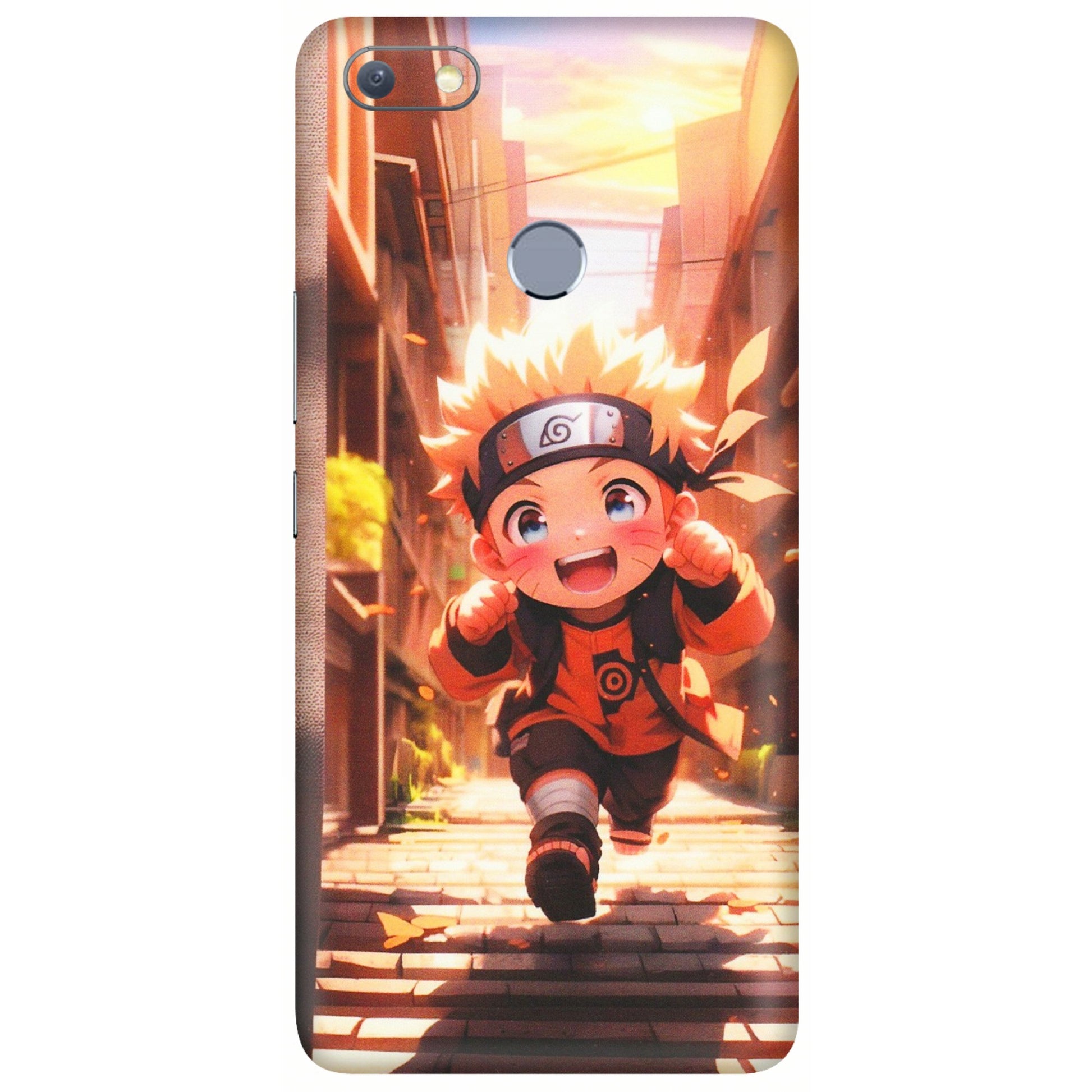 INFINIX Phone Skins (All Models) - Naruto Cute Toon Running - Matte Finish (M-04) Infinix Note 5