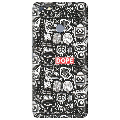 INFINIX Phone Skins (All Models) - Dope Stay Classy Black Doodles - Matte Finish (M-126) Infinix Note 5