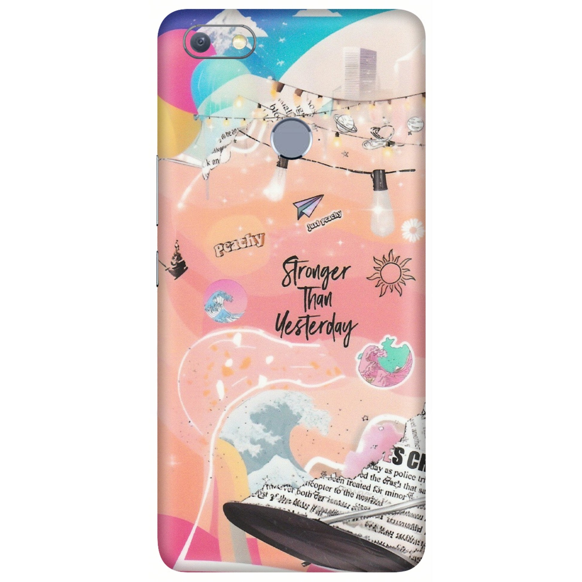 INFINIX Phone Skins (All Models) - Stronger Then Yesterday - Matte Finish (M-128) Infinix Note 5