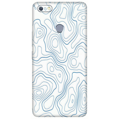 INFINIX Phone Skins (All Models) - Blue And White Swirls - Matte Finish (M-139) Infinix Note 5