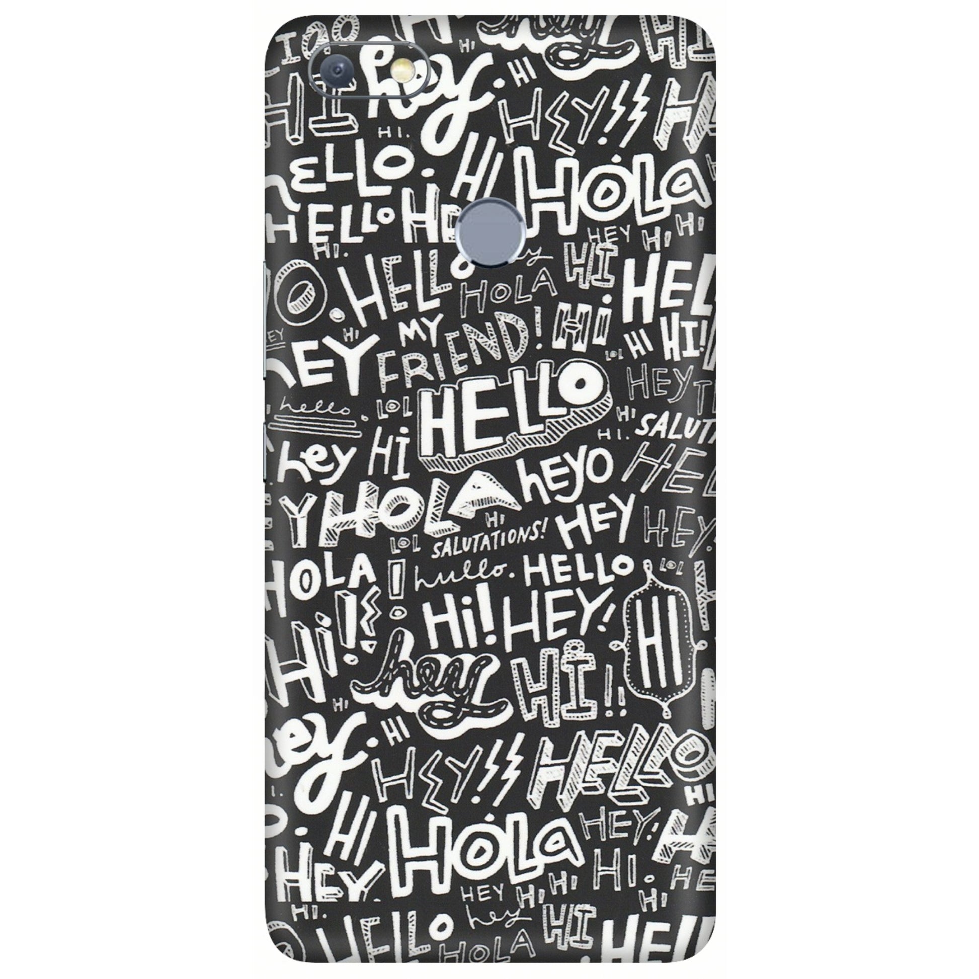 INFINIX Phone Skins (All Models) - Hi Hello Doodles - Matte Finish (M-25) Infinix Note 5
