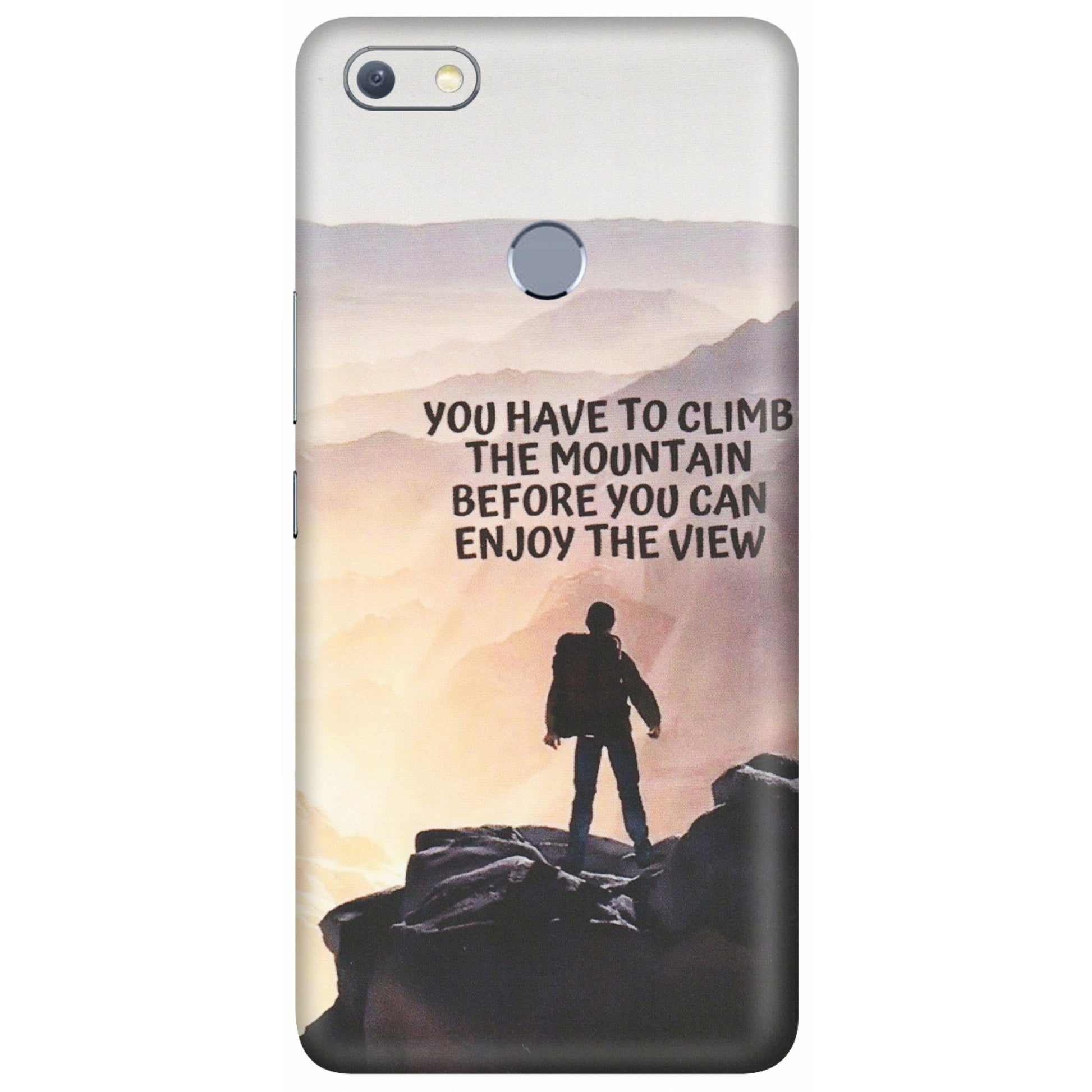 INFINIX Phone Skins (All Models) - Motivational Hiking Mountain - Matte Finish (M-28) Infinix Note 5