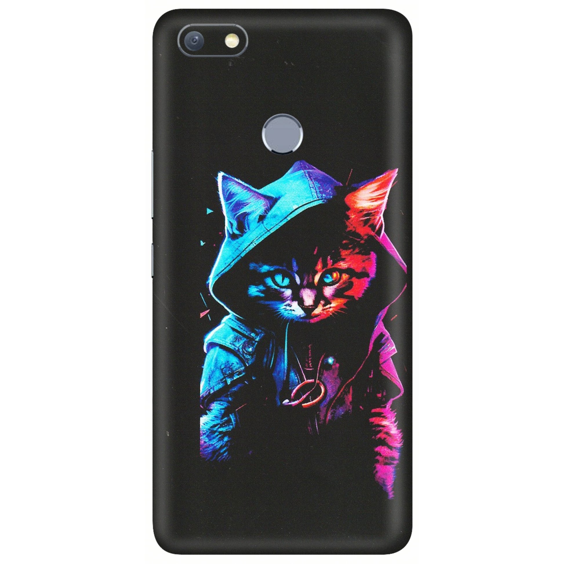 INFINIX Phone Skins (All Models) - Cyberpunk Cat - Matte Finish (M-45) Infinix Note 5