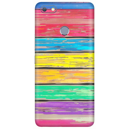 INFINIX Phone Skins (All Models) - Multi Colour Wooden Wall - Matte Finish (M-96) Infinix Note 5